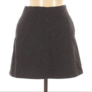 Wilfred Dark Gray Wool Skirt